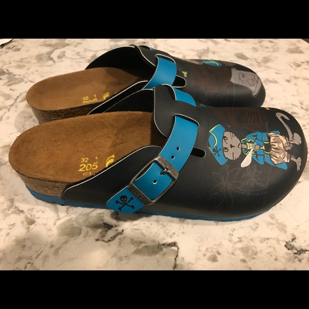 Birkenstock Little Kid Clog NEW Navy Pirate
